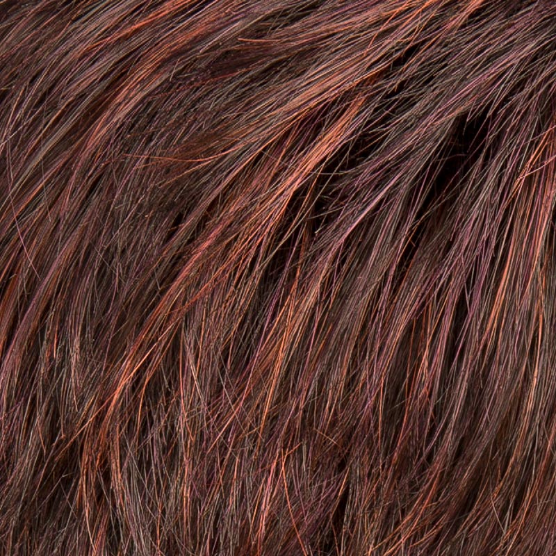 Perruque Risk coloris Aubergine Mix