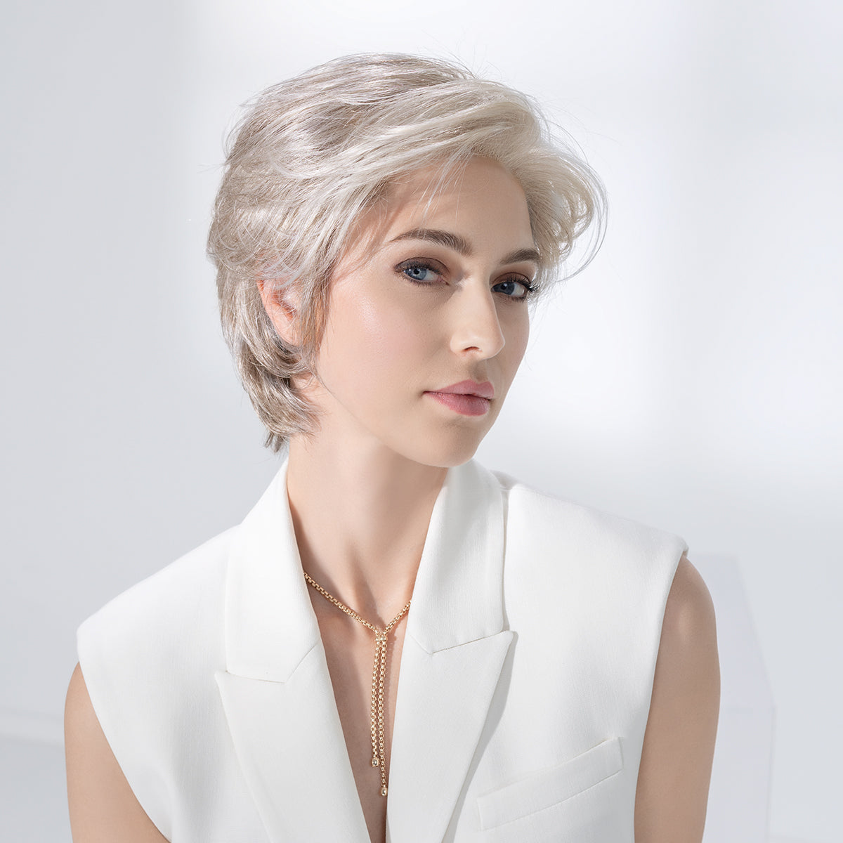 Perruque Satin Soft portée